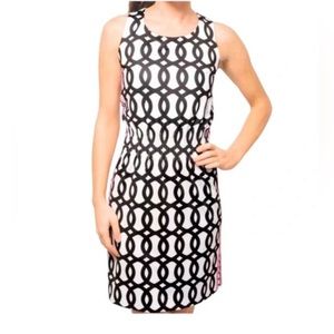 Gretchen Scott Geometric Cinch Dress Size S